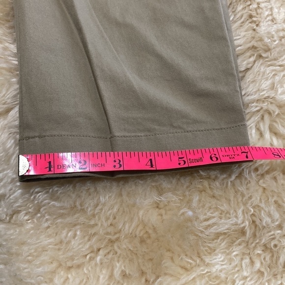 Liz sport khaki flat front pants size 8 - Picture 9 of 9